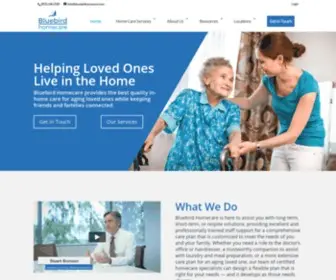 Bluebirdhomecare.com(Bluebird Homecare) Screenshot