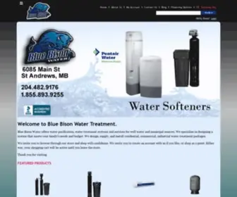 Bluebisonwater.com(Blue Bison Water) Screenshot