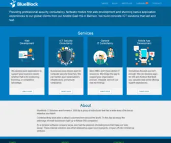 Blueblocksolutions.com(BlueBlock Solutions) Screenshot