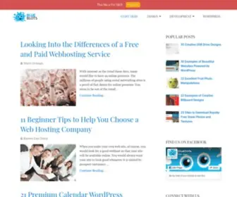 Blueblots.com(For web designers and developers) Screenshot
