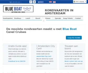 Blueboat.nl(Blue Boat Company) Screenshot
