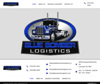 Bluebomberlogistics.com(Hauling Services in Lancaster) Screenshot