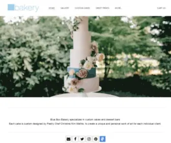 Blueboxbakery.com(Blue Box Bakery) Screenshot