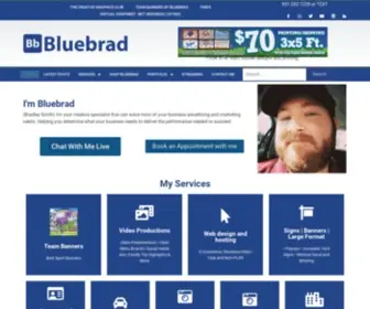 Bluebrad.com(Graphic design) Screenshot