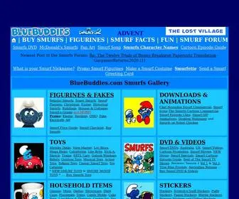 Bluebuddies.com(Smurfs Pictures) Screenshot