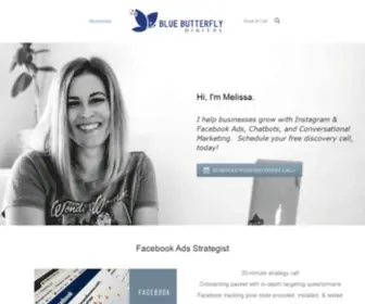 Bluebutterflydigital.com(Facebook Ads Strategist) Screenshot