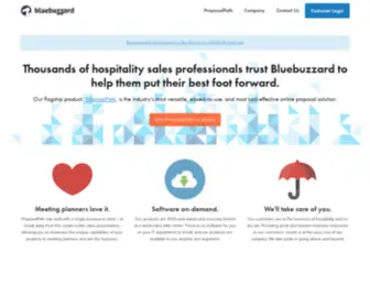 Bluebuzzard.com(Simple and effective hotel sales solutions) Screenshot