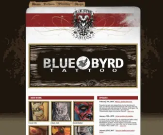 Bluebyrd.com(Blue Byrd Tattoos and Piercings) Screenshot