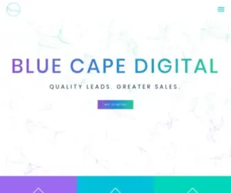 Bluecapedigital.com(Blue Cape Digital) Screenshot