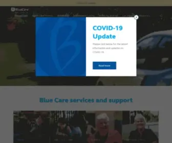 Bluecare.org.au(Aged, disability & community care) Screenshot