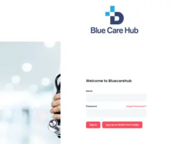 Bluecarehub.com(Blue Care Hub) Screenshot