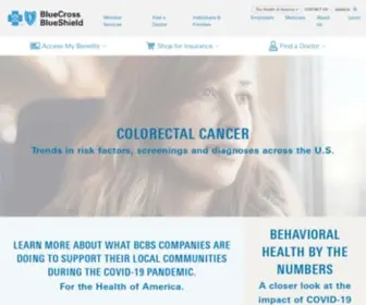 Bluecares.com(Blue Cross Blue Shield) Screenshot