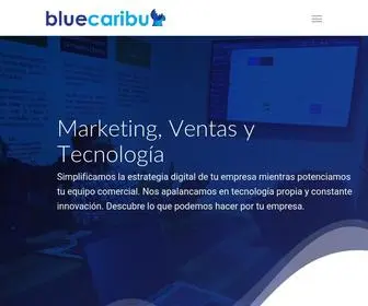 Bluecaribu.com(Marketing y tecnología) Screenshot
