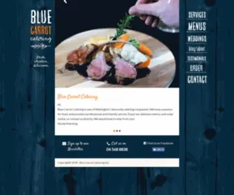 Bluecarrot.co.nz(Blue Carrot Catering) Screenshot