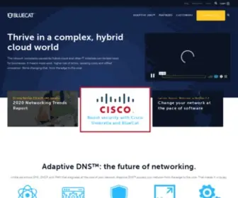 Bluecatnetworks.com(BlueCat Networks) Screenshot