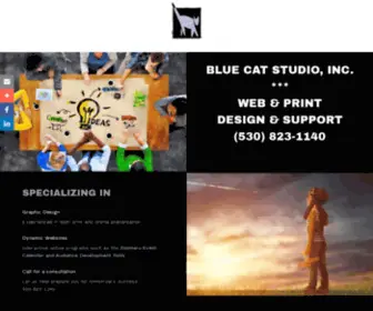 Bluecatstudio.com(Blue Cat Studio) Screenshot