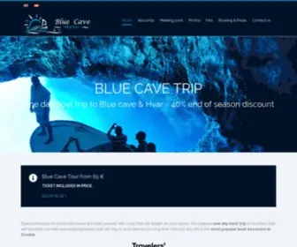 Bluecavetrip.com(BLUE CAVE TRIP) Screenshot