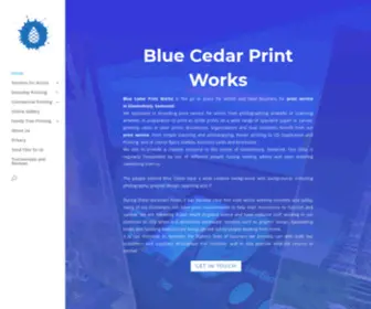 Bluecedarprintworks.co.uk(Blue Cedar Printworks) Screenshot