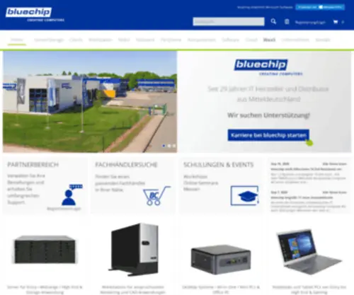 Bluechip.de(IT Großhandel) Screenshot