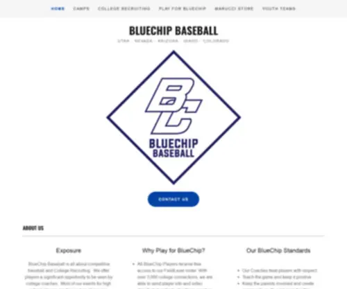 Bluechipbaseball.org(Bluechipbaseball) Screenshot