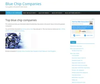 Bluechiplist.com(This website) Screenshot