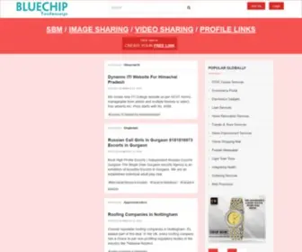Bluechiptechnosys.com(Free High DA PA Dofollow Social Bookmarking sites) Screenshot