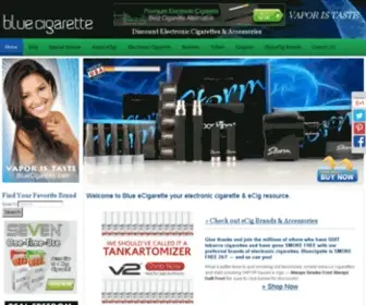 Bluecigarette.com(Electronic cigarette) Screenshot