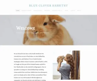 Bluecloverrabbitry.com(BLUE CLOVER RABBITRY) Screenshot