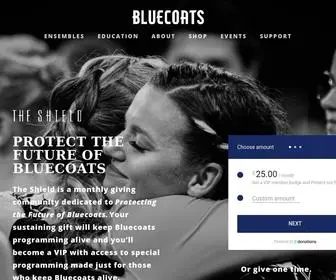 Bluecoats.com(Discover Bluecoats) Screenshot