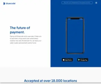 Bluecode.com(Einfach mobil bezahlen und Vorteile sichern) Screenshot
