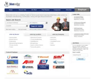Bluecollar.com.au(Blue Collar Jobs) Screenshot