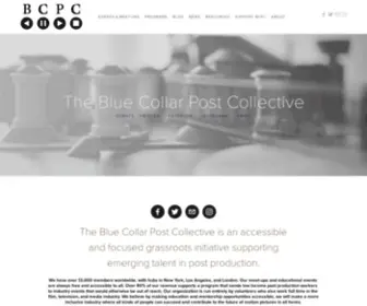 Bluecollarpostcollective.com(Blue Collar Post Collective) Screenshot