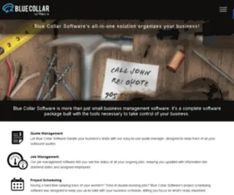 Bluecollarsoftware.com(Small Business Management) Screenshot