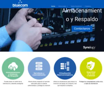 Bluecom.com.mx(Bluecom IT Solutions) Screenshot