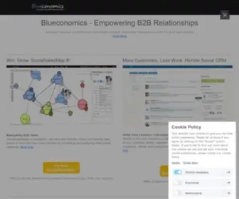 Blueconomics.info(Empowering B2B Relationships) Screenshot