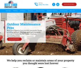Bluecordpropertycare.com(Blue Cord Property Care) Screenshot