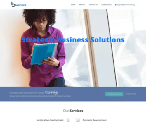 Bluecore.com.ng(Bluecore Solutions) Screenshot