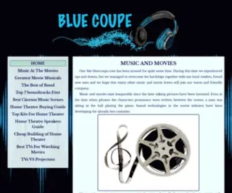 Bluecoupe.com(Blue Coupe Magazine) Screenshot