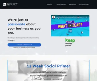 Bluecowcreative.ca(Blue Cow Marketing Inc) Screenshot