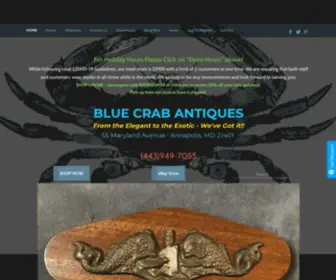 Bluecrabantiques.com(Blue Crab Antiques) Screenshot