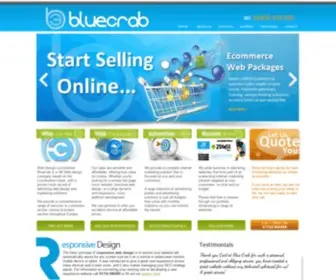 Bluecrabinternet.com(Web design Lincolnshire) Screenshot