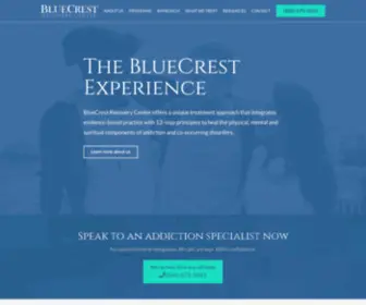 Bluecrestrc.com(Drug & Alcohol Rehab in Woodland Park) Screenshot