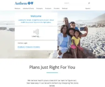 Bluecrosscamedicarerx.com(Anthem Blue Cross Blue Shield) Screenshot