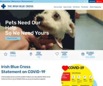 Bluecross.ie(Animal charity) Screenshot