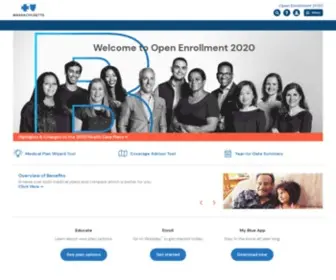 Bluecrossma.org(Blue cross blue shield of massachusetts brings health insurance plans) Screenshot