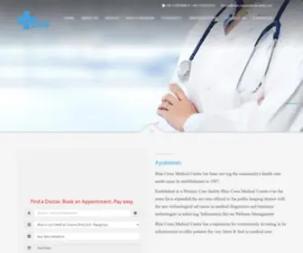 Bluecrossmedicalcentre.com(Be Cared For) Screenshot