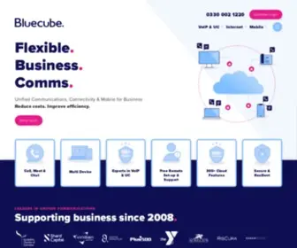 Bluecubecloud.com(Business VoIP Phone Systems) Screenshot