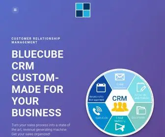 Bluecubecrm.com(BLUECUBE CRM) Screenshot