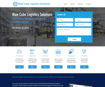 Bluecubelogistics.co.uk(Logistics Solutions) Screenshot