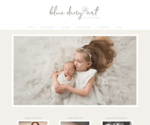 Bluedaisyart.com(Springfield Illinois newborn photographer Victoria Kegg of Blue Daisy Art) Screenshot